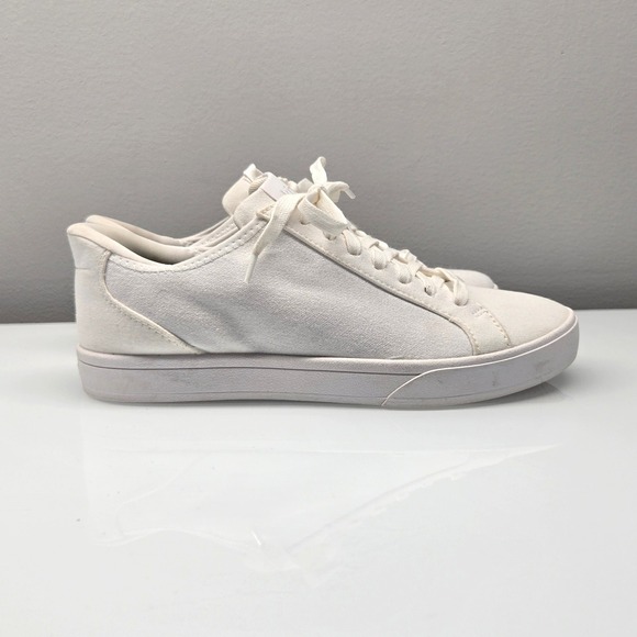 Kizik Shoes - Kizik Irvine Sneakers Women 8.5W Ivory White Canvas Hands Free Slip On Lace Up